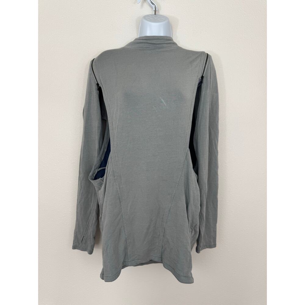 Tantris Gray Zip Sleeve Avant Garde Tunic M